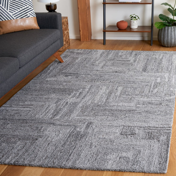 Safavieh Abstract 879 Hand Tufted Modern Rug Grey 5' x 8'