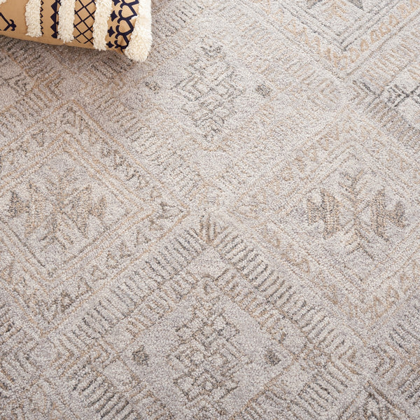 Safavieh Abstract 880 ABT880 Hand Tufted Modern Rug Grey / Beige ABT880F-3