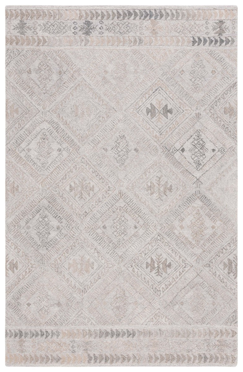 Safavieh Abstract 880 ABT880 Hand Tufted Modern Rug Grey / Beige ABT880F-3