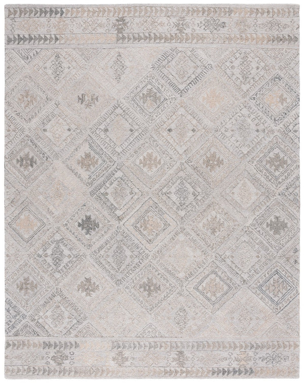 Safavieh Abstract 880 Hand Tufted Modern Rug Grey / Beige 4' x 6'