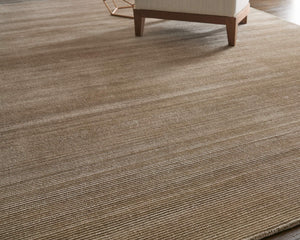 Feizy Rugs Abbott Handwoven Cut and Loop Pile Area Rug Neutral Tan Linear Pattern for Any Room ABT8A24FMSH000E10