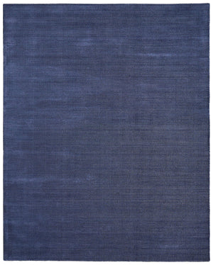 Feizy Rugs Abbott Handwoven Cut and Loop Pile Area Rug Soft Textured Blue for Living Rooms ABT8A24FNVY000E10