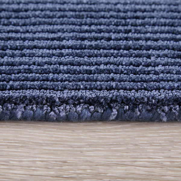 Feizy Rugs Abbott Handwoven Cut and Loop Pile Area Rug Soft Textured Blue for Living Rooms ABT8A24FNVY000E10