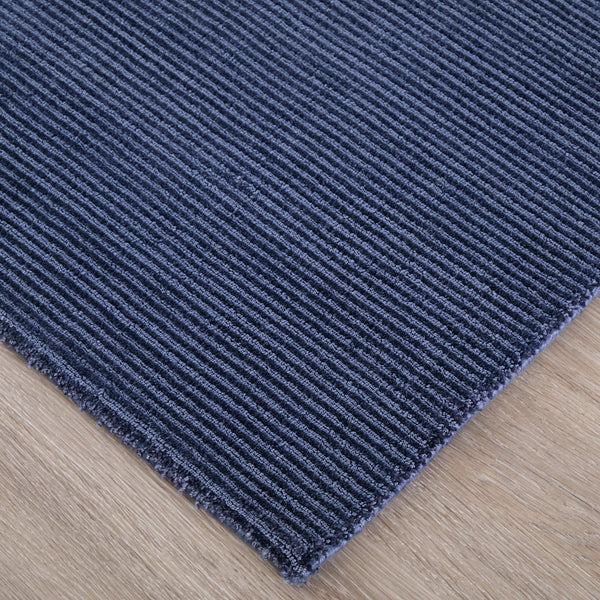 Feizy Rugs Abbott Handwoven Cut and Loop Pile Area Rug Soft Textured Blue for Living Rooms ABT8A24FNVY000E10