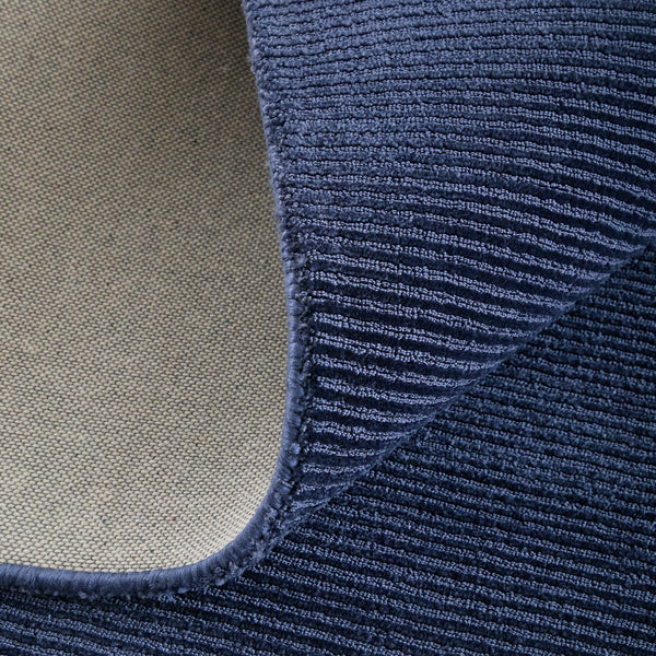 Feizy Rugs Abbott Handwoven Cut and Loop Pile Area Rug Soft Textured Blue for Living Rooms ABT8A24FNVY000E10