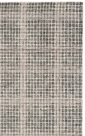 Safavieh Abstract Hand Tufted Wool Cotton Runner Geometric Hallway Rug in Warm Grey Tones Beige 5'-0" x 8'-0" ABT927B-5