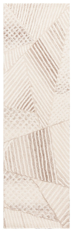 Safavieh Abstract Geometric Wool Cotton Runner Rug Hand Tufted Artisan Craft for Hallways 2'-3" x 8'-0" ABT929A-28