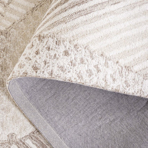 Safavieh Abstract Geometric Wool Cotton Runner Rug Hand Tufted Artisan Craft for Hallways 5'-0" x 8'-0" ABT929A-5
