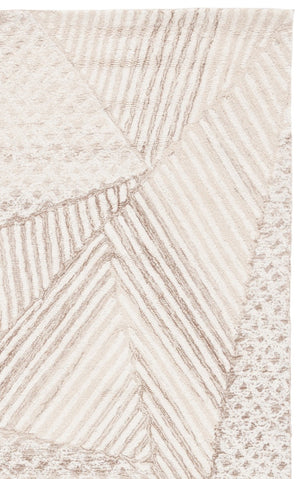 Safavieh Abstract Geometric Wool Cotton Runner Rug Hand Tufted Artisan Craft for Hallways 5'-0" x 8'-0" ABT929A-5