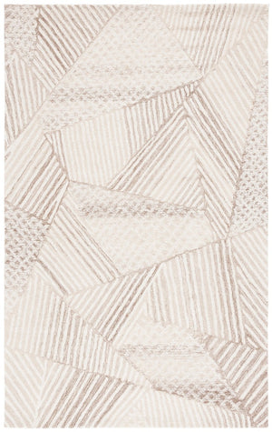 Safavieh Abstract Geometric Wool Cotton Runner Rug Hand Tufted Artisan Craft for Hallways 6'-0" x 9'-0" ABT929A-6