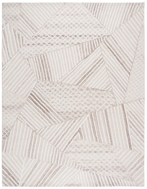 Safavieh Abstract Geometric Wool Cotton Runner Rug Hand Tufted Artisan Craft for Hallways 8'-0" x 10'-0" ABT929A-8