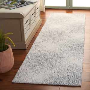 Safavieh Abstract Hand-tufted Area Rug - Luxurious Wool Runner For Hallways, Stylish And Durable Home Decor Ivory ,Black Wool Pile Abt930z-28