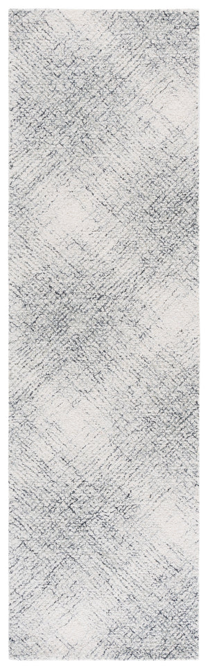 Safavieh Abstract Luxurious Hand-tufted Wool Area Rug In Sophisticated Monochrome Design For Chic Spaces Ivory ,Black Wool Pile Abt930z-6