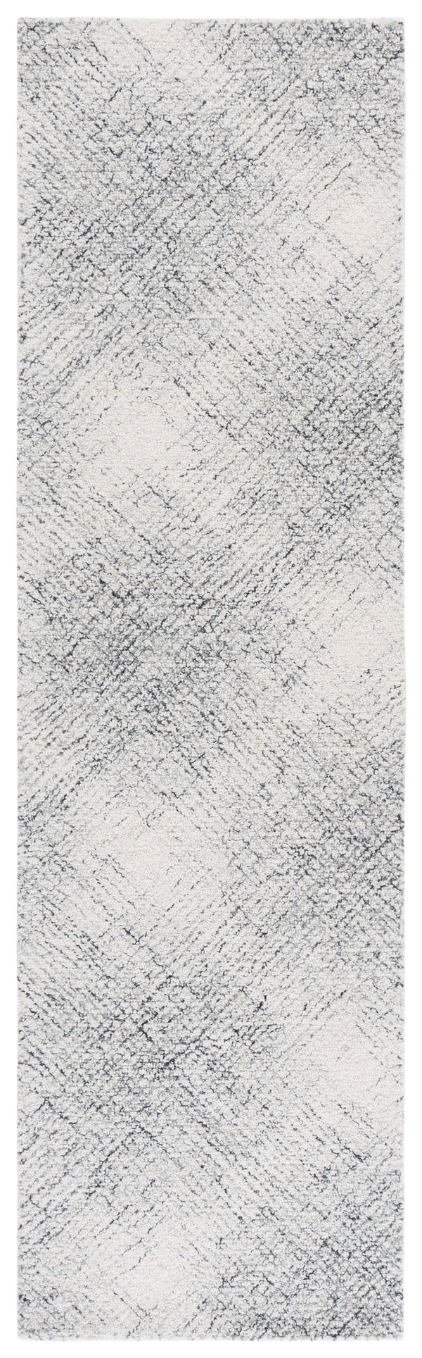 Safavieh Abstract Luxurious Hand-tufted Wool Area Rug In Sophisticated Monochrome Design For Chic Spaces Ivory ,Black Wool Pile Abt930z-6