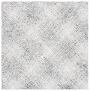 Safavieh Abstract Luxurious Hand-tufted Wool Area Rug In Sophisticated Monochrome Design For Chic Spaces Ivory ,Black Wool Pile Abt930z-6