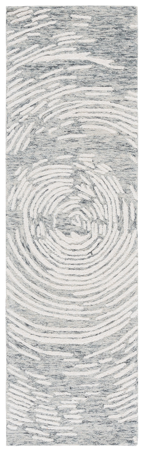 Safavieh Abstract Hand-tufted Wool Area Rug - Contemporary Elegance With Spiraling Pattern For Modern Spaces Grey ,Ivory Wool Pile Abt931f-4