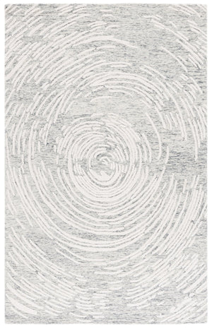 Safavieh Abstract Hand-tufted Wool Runner Rug - Modern Grey And Ivory Design For Elegant Hallways And Spaces Grey ,Ivory Wool Pile Abt931f-5