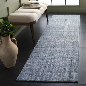 Safavieh Abstract Elegant Handcrafted Runner Rug In Luxurious Aqua And Grey Tones For Modern Home Décor Aqua ,Grey 80% Pet,20% Cotton Abt976j-29