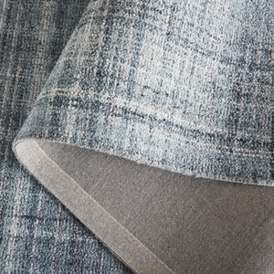 Safavieh Abstract Handcrafted Area Rug - Eco-friendly, Plush Texture, Modern Design For Stylish Home Decor Aqua ,Grey 80% Pet,20% Cotton Abt976j-4