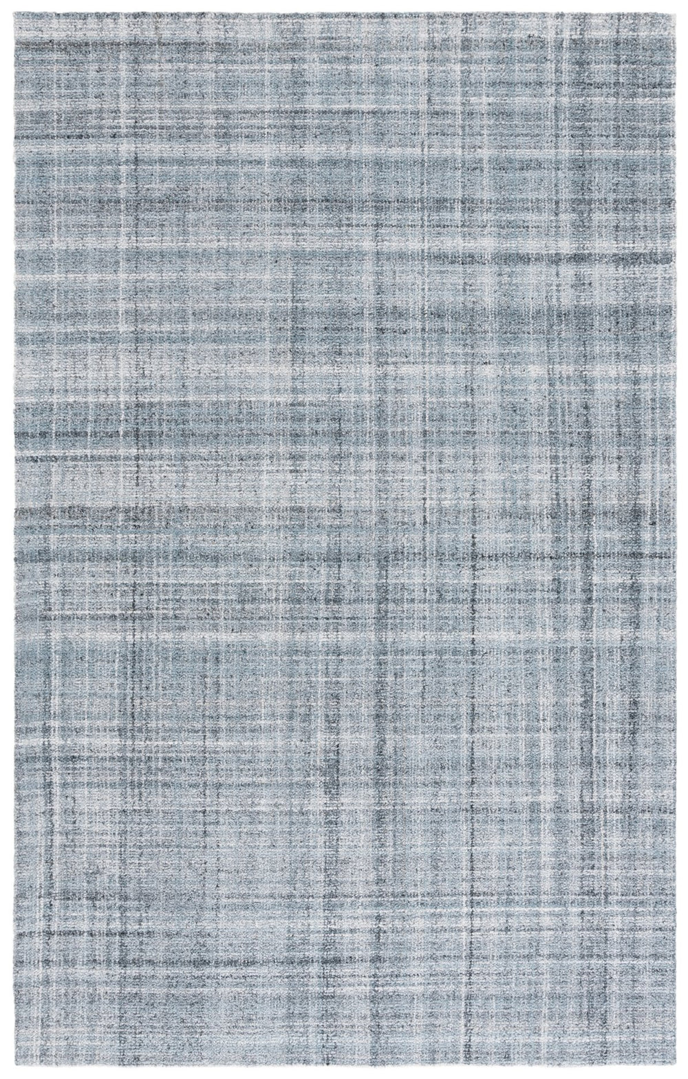 Safavieh Abstract Elegant Handcrafted Runner Rug In Luxurious Aqua And Grey Tones For Modern Home Décor Aqua ,Grey 80% Pet,20% Cotton Abt976j-5