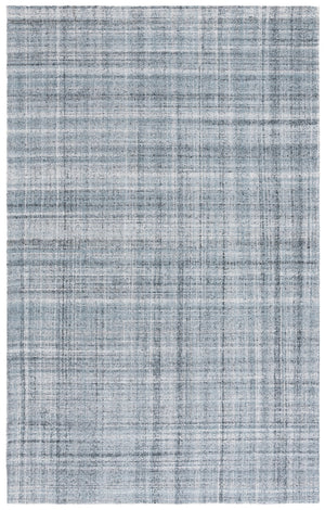 Safavieh Abstract Elegant Handcrafted Runner Rug In Luxurious Aqua And Grey Tones For Modern Home Décor Aqua ,Grey 80% Pet,20% Cotton Abt976j-5