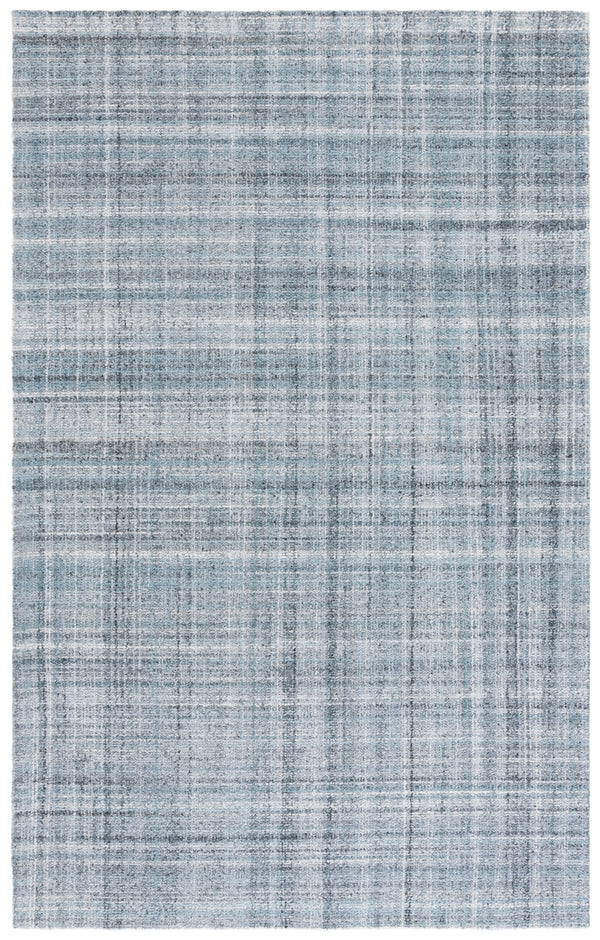 Safavieh Abstract Handcrafted Area Rug - Eco-friendly, Plush Texture, Modern Design For Stylish Home Decor Aqua ,Grey 80% Pet,20% Cotton Abt976j-4