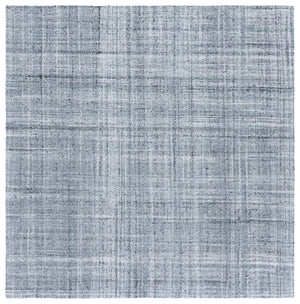 Safavieh Abstract Elegant Handcrafted Runner Rug In Luxurious Aqua And Grey Tones For Modern Home Décor Aqua ,Grey 80% Pet,20% Cotton Abt976j-6sq