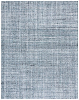 Safavieh Abstract Elegant Handcrafted Runner Rug In Luxurious Aqua And Grey Tones For Modern Home Décor Aqua ,Grey 80% Pet,20% Cotton Abt976j-8