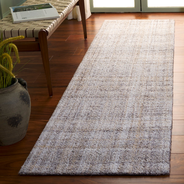 Safavieh Abstract Handcrafted Area Rug - Eco-friendly, Plush Texture, Modern Design For Stylish Home Decor Light Brown ,Ivory 80% Pet,20% Cotton Abt976t-6