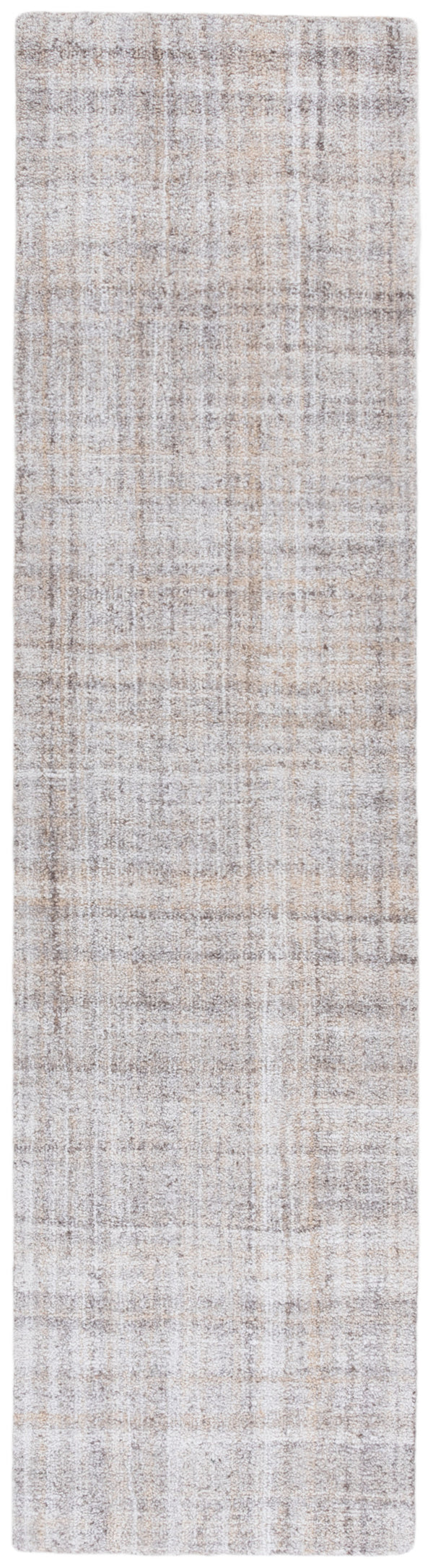 Safavieh Abstract Elegant Handcrafted Runner Rug In Luxurious Aqua And Grey Tones For Modern Home Décor Light Brown ,Ivory 80% Pet,20% Cotton Abt976t-29