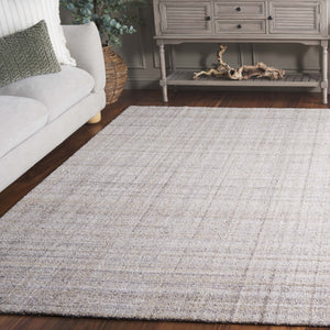 Safavieh Abstract Elegant Handcrafted Runner Rug In Luxurious Aqua And Grey Tones For Modern Home Décor Light Brown ,Ivory 80% Pet,20% Cotton Abt976t-5