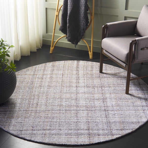 Safavieh Abstract Handcrafted Area Rug - Eco-friendly, Plush Texture, Modern Design For Stylish Home Decor Light Brown ,Ivory 80% Pet,20% Cotton Abt976t-6