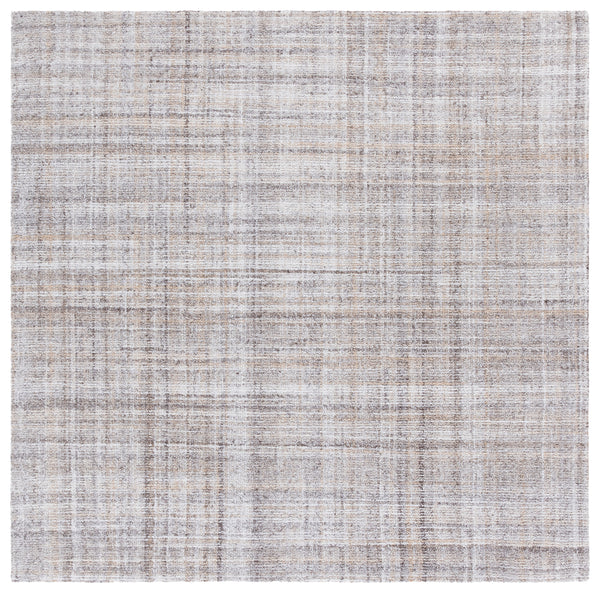 Safavieh Abstract Handcrafted Area Rug - Eco-friendly, Plush Texture, Modern Design For Stylish Home Decor Light Brown ,Ivory 80% Pet,20% Cotton Abt976t-6
