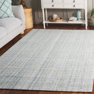 Safavieh Abstract Handcrafted Area Rug - Eco-friendly, Plush Texture, Modern Design For Stylish Home Decor Light Green ,Ivory 80% Pet,20% Cotton Abt976y-6