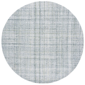 Safavieh Abstract Elegant Handcrafted Runner Rug In Luxurious Aqua And Grey Tones For Modern Home Décor Light Green ,Ivory 80% Pet,20% Cotton Abt976y-6r