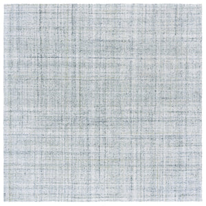 Safavieh Abstract Elegant Handcrafted Runner Rug In Luxurious Aqua And Grey Tones For Modern Home Décor Light Green ,Ivory 80% Pet,20% Cotton Abt976y-6sq