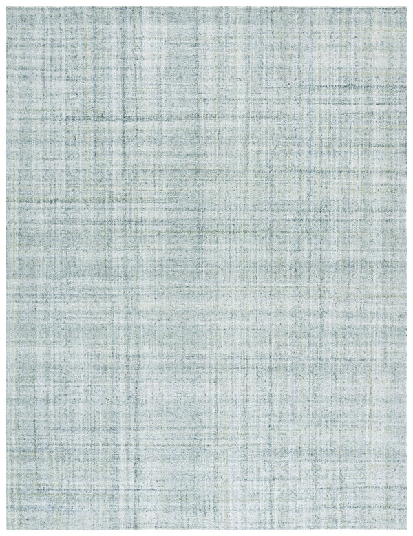 Safavieh Abstract Elegant Handcrafted Runner Rug In Luxurious Aqua And Grey Tones For Modern Home Décor Light Green ,Ivory 80% Pet,20% Cotton Abt976y-8