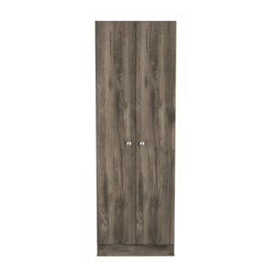 English Elm Multistorage Slim Pantry Cabinet with Five Adjustable Shelves and Double Doors for Organized Kitchens Multicolor 78 L x 17.3 W x 5.1 H B07092038