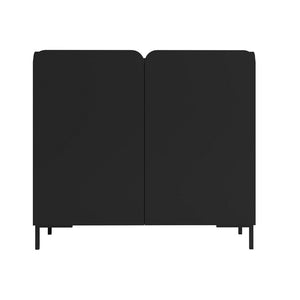 Bogardus Accent Cabinet in Black AC-318AMC153 Manhattan Comfort