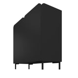 Bogardus Accent Cabinet in Black AC-318AMC153 Manhattan Comfort