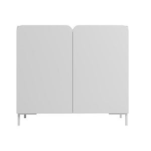 Bogardus Accent Cabinet in White AC-318AMC86 Manhattan Comfort