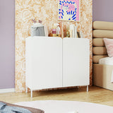 Bogardus Accent Cabinet in White AC-318AMC86 Manhattan Comfort