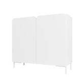 Bogardus Accent Cabinet in White AC-318AMC86 Manhattan Comfort