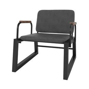 Manhattan Comfort Whythe Modern Low Accent Chair Black AC-4PZ-207