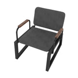 Manhattan Comfort Whythe Modern Low Accent Chair Black AC-4PZ-207