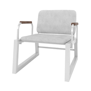 Manhattan Comfort Whythe Modern Low Accent Chair White AC-4PZ-208