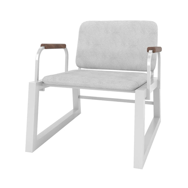 Manhattan Comfort Whythe Modern Low Accent Chair White AC-4PZ-208