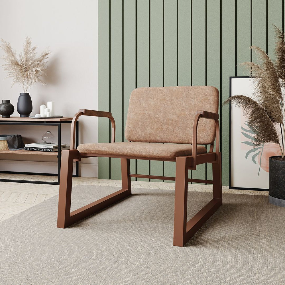 Manhattan Comfort Whythe Modern Low Accent Chair Corten AC-4PZ-217