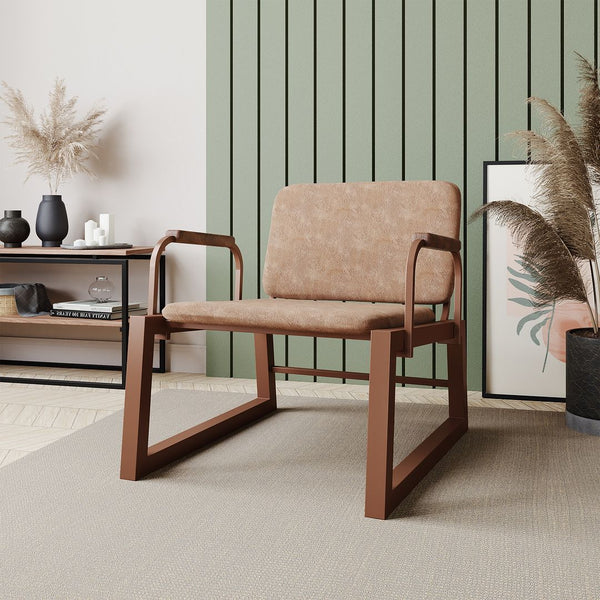 Manhattan Comfort Whythe Modern Low Accent Chair Corten AC-4PZ-217