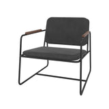 Manhattan Comfort Whythe Modern Low Accent Chair Black AC-5PZ-207